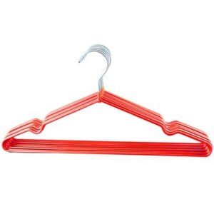 Red clothes hanger